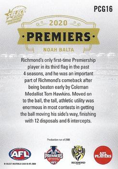 2020 Select Premiers Richmond Tigers #PCG16 Noah Balta Back